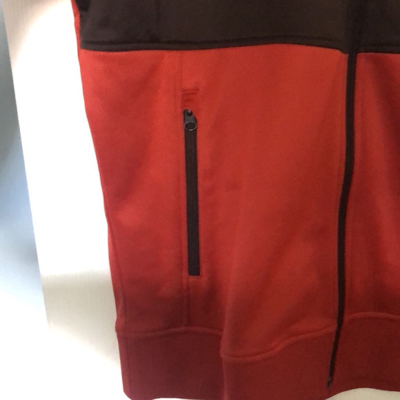 The North Face Men’s Zip Up Jacket orange and brown - Picture 4 of 12